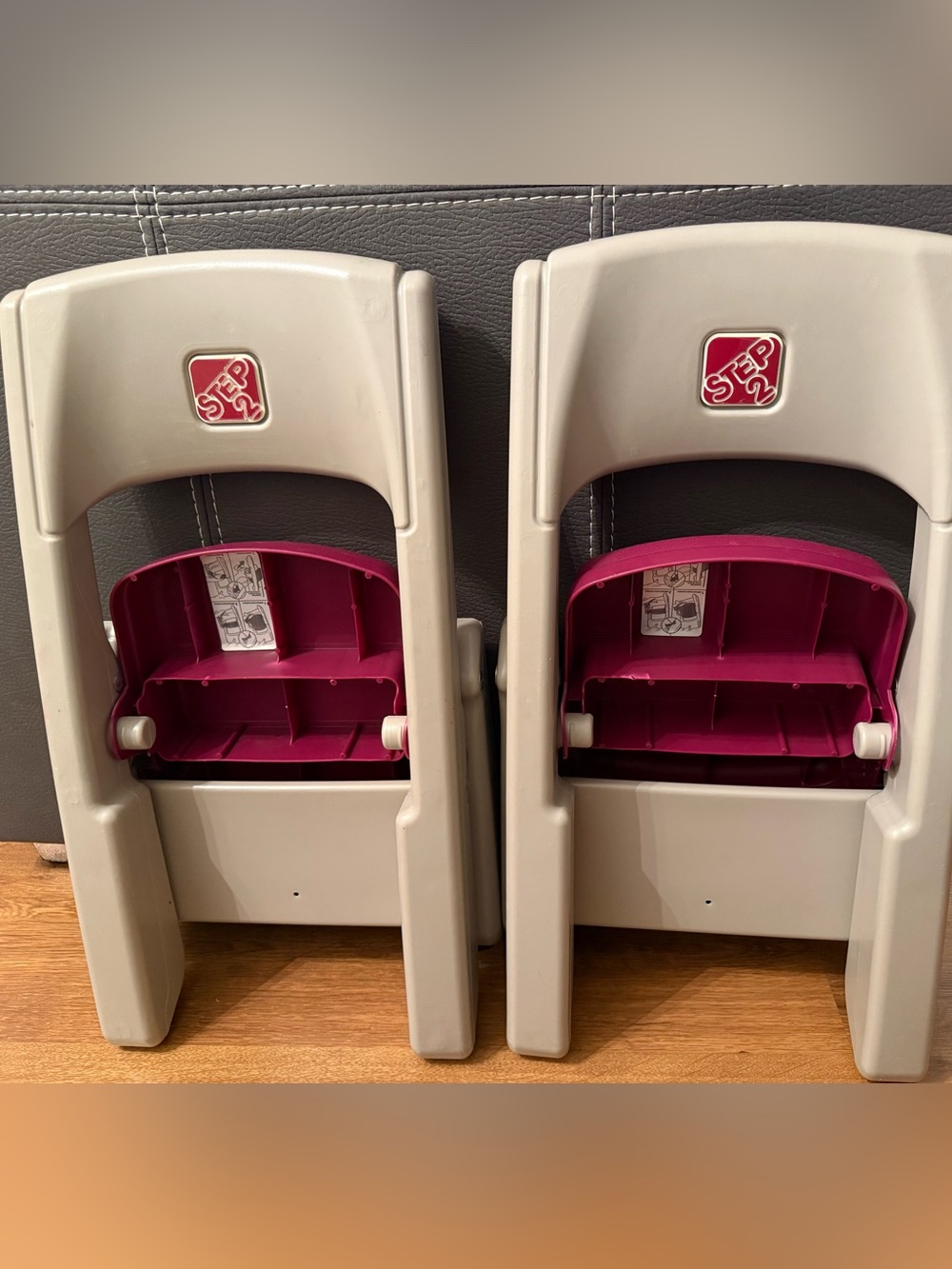Step2 Foldable Kids Seat - Compact Storage x2